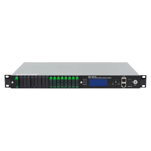 Оптический усилитель VERMAX для сетей КТВ, 2 входа, 16*16dBm выход, 1U
