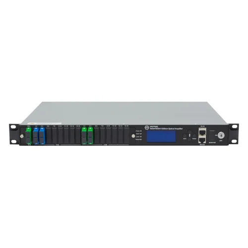 Оптический усилитель VERMAX для сетей КТВ, 2 входа, 4*18dBm выход, CWDM 1310/1490/1550, RT1, 1U