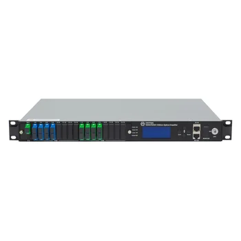 Оптический усилитель VERMAX для сетей КТВ, 1 вход, 8*20dBm выход, CWDM 1310/1490/1550, RT1, 1U