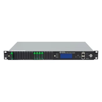 Оптический усилитель VERMAX для сетей КТВ, 2 входа, 8*24dBm выход, RT1, 1U