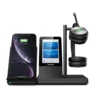 WH66 Dual UC Дуо, Беспроводная, HD звук, 160м DECT, Шумоподав, Дисплей 4'', USB-хаб, Bluetooth