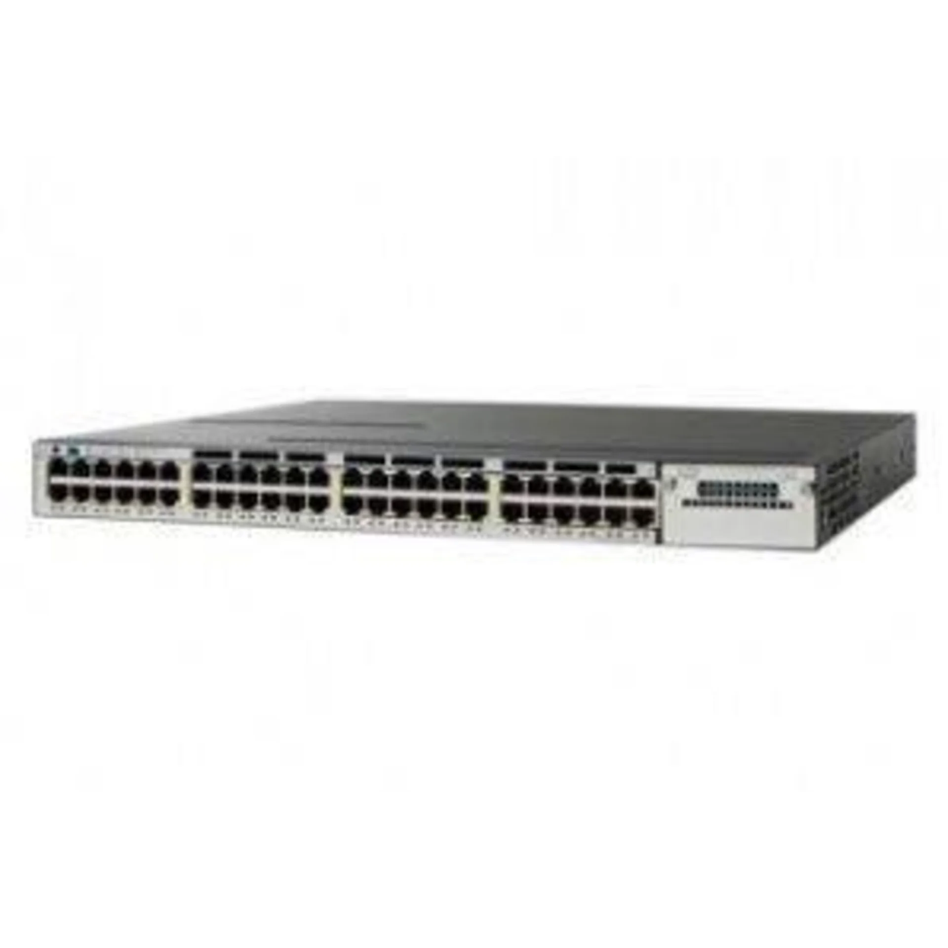 Коммутатор Cisco Catalyst WS-C3750X-48T-S (некондиция, повреждена лицевая панель)