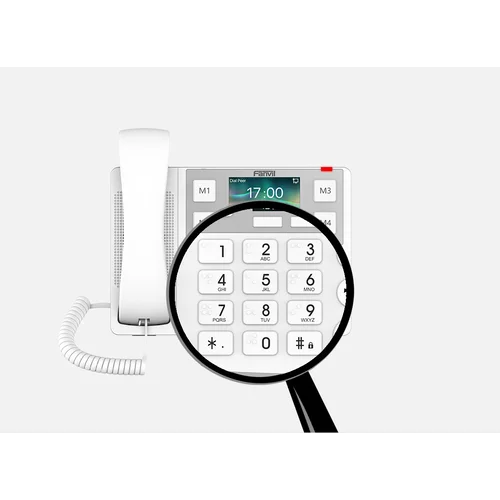 IP-телефон Fanvil X305 (белый, 2 аккаунта, цветной ЖК экран, Wi-Fi, PoE)
