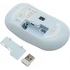 Клавиатура + мышь Acer OCC205 клав:белый/голубой мышь:белый/голубой USB беспроводная slim Multimedia