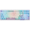 Клавиатура Acer OKW304 механическая белый USB Multimedia for gamer LED (ZL.KBDCC.01V)