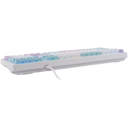 Клавиатура Acer OKW304 механическая белый USB Multimedia for gamer LED (ZL.KBDCC.01V)