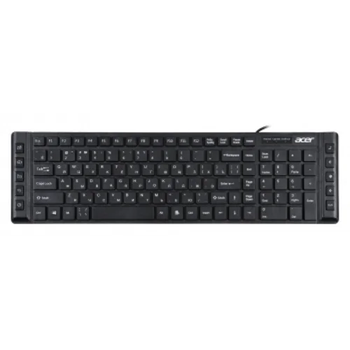 Клавиатура Acer OKW010 черный USB slim Multimedia
