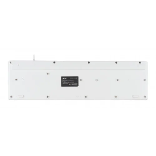 Клавиатура Acer OKW123 белый USB (ZL.KBDEE.00D)
