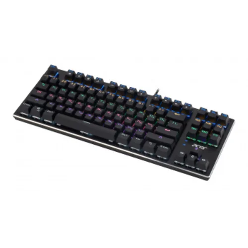 Клавиатура Acer OKW126 механическая черный USB for gamer LED (ZL.KBDEE.00G)