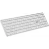 Клавиатура Acer OKR301 белый/серебристый USB беспроводная BT/Radio slim Multimedia (ZL.KBDEE.015)