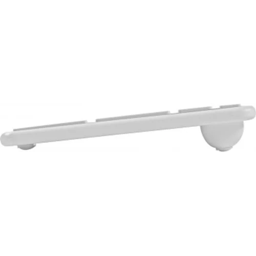 Клавиатура Acer OKR301 белый/серебристый USB беспроводная BT/Radio slim Multimedia (ZL.KBDEE.015)