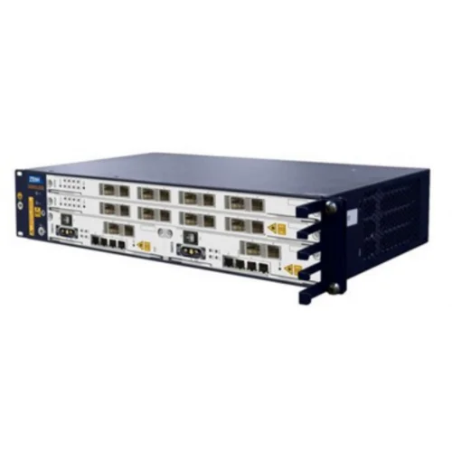 2RU шасси ZTE OLT GPON 10G, 2 слота для установки интерфейсных модулей, 8 GPON портов, DC