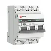 Выключатель автоматический модульный 3п C 40А 4.5кА ВА 47-63 PROxima EKF mcb4763-3-40C-pro