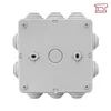 Коробка распаячная КМР-030-014 с крышкой 100х100х50 10 мембранных вводов IP55 EKF plc-kmr-030-014
