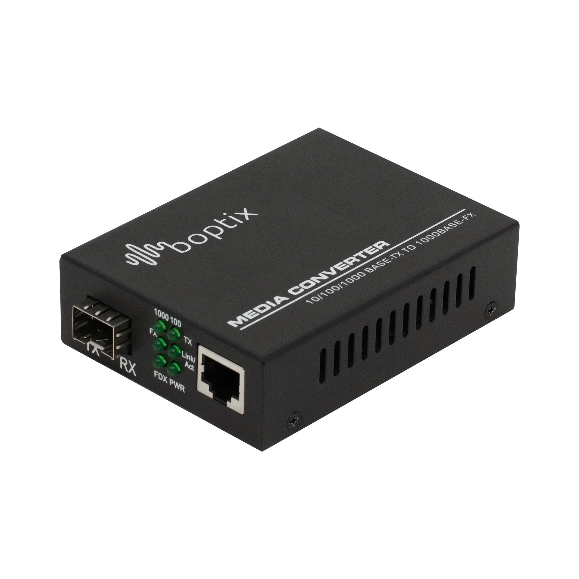 Медиаконвертер B-OptiX 10/100/1000-Base-T / 100/1000Base-FX с SFP ...