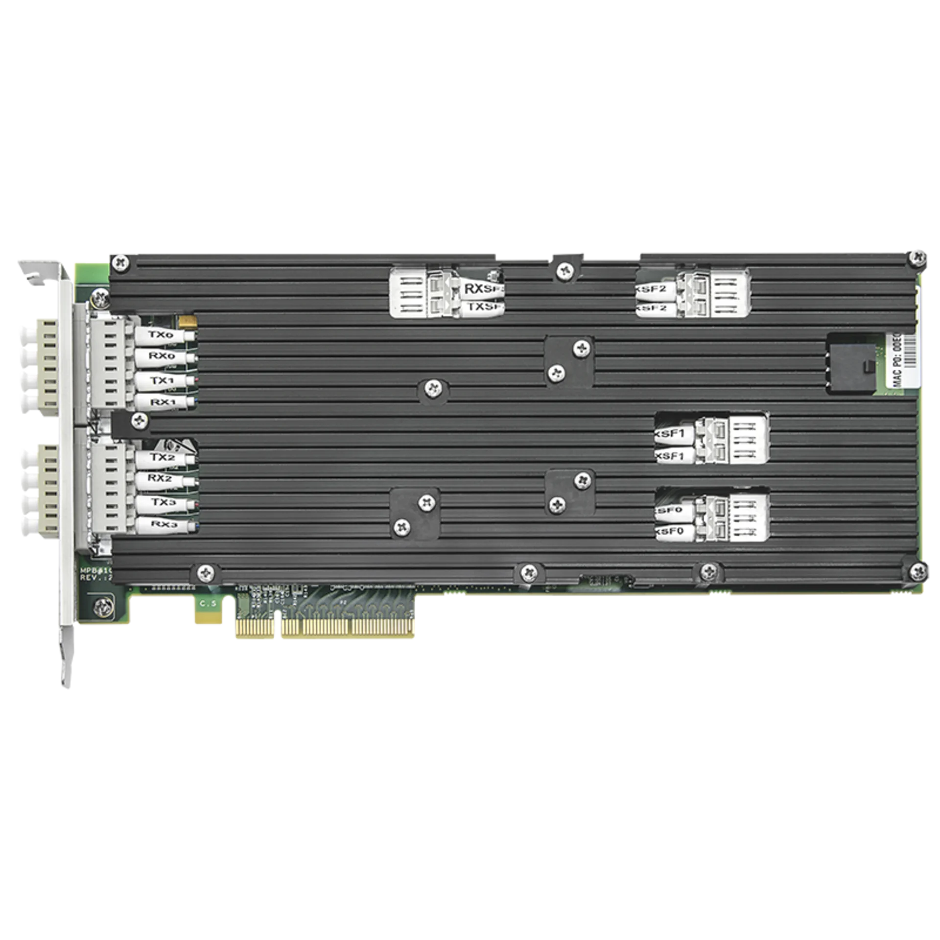 Сетевая карта 4 порта 1000Base-SX/10GBase-SR Bypass (LC, Intel 82599ES ...