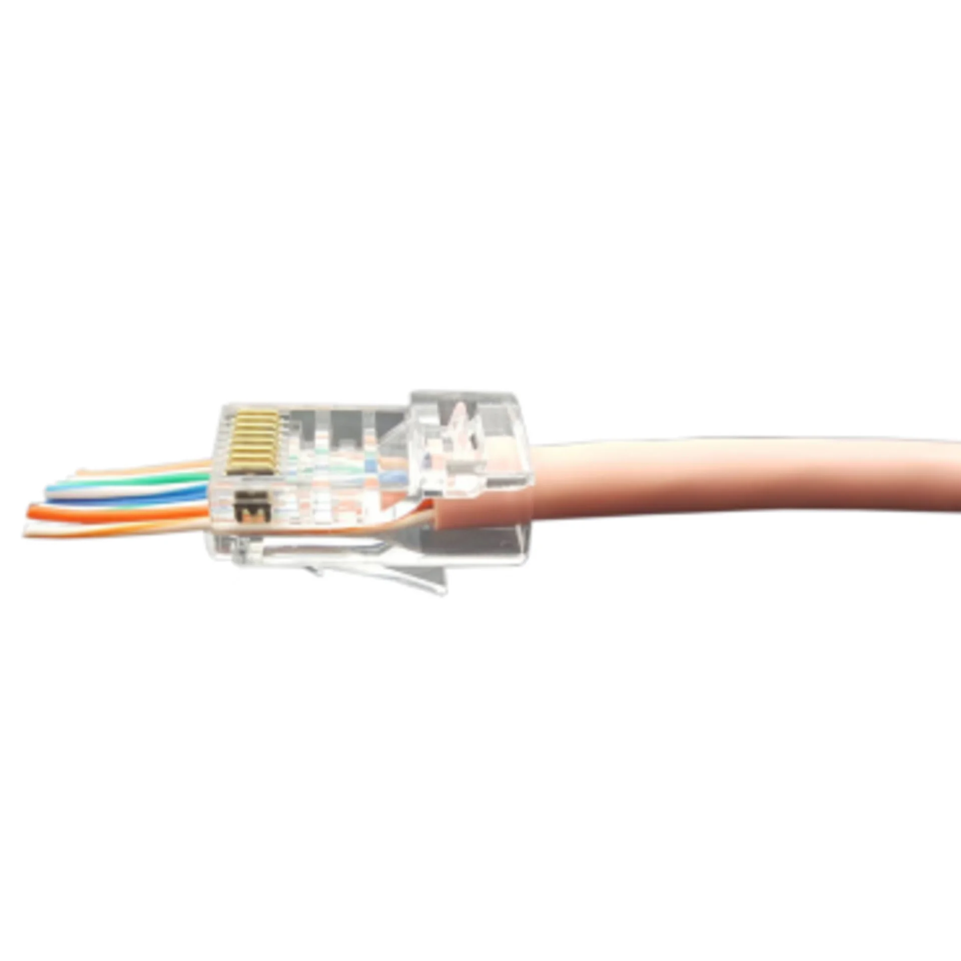 Разъем легкой оконцовки RJ-45 (8P8C) под витую пару, категория 5e (50 µ ...