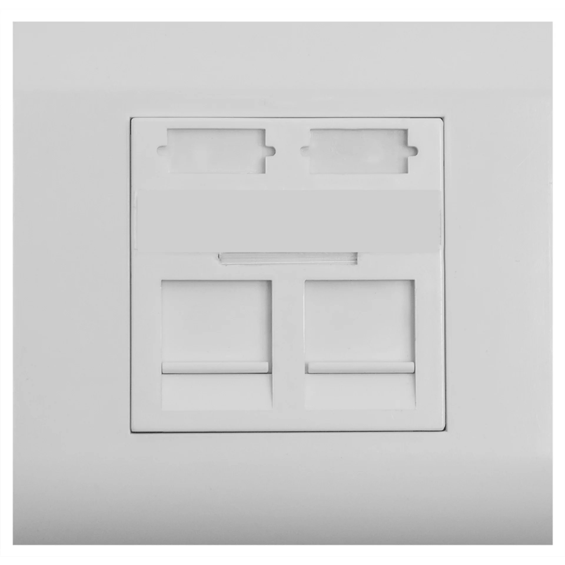 Вставка SNR под модули KeyStone, 2 порта, 45х45мм купить в НАГ: цена ...