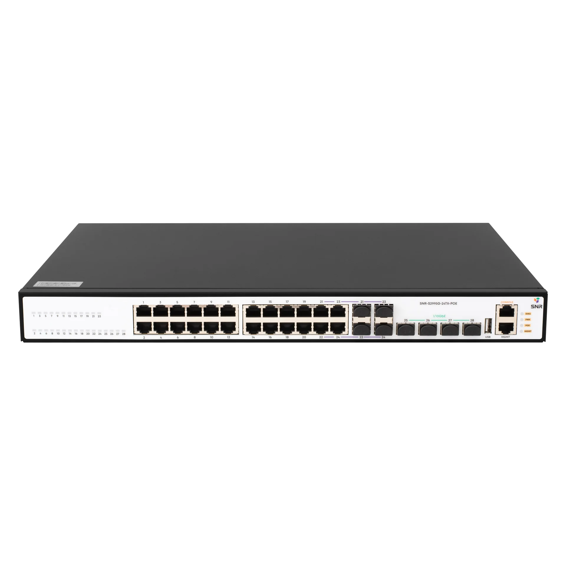Управляемый PoE коммутатор уровня 3 SNR-S2995G-24TX-POE купить в НАГ ...