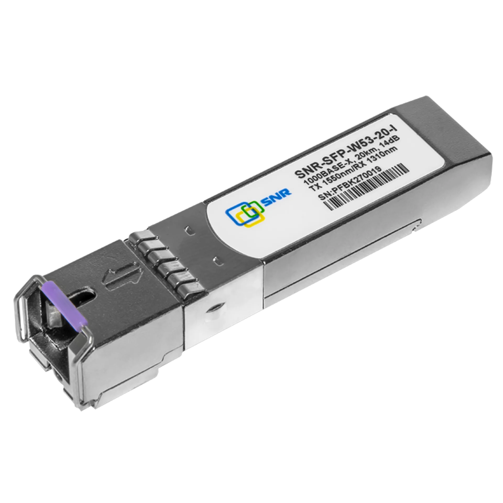 Модуль SFP оптический, дальность до 20 км (14dB), 1550нм ...