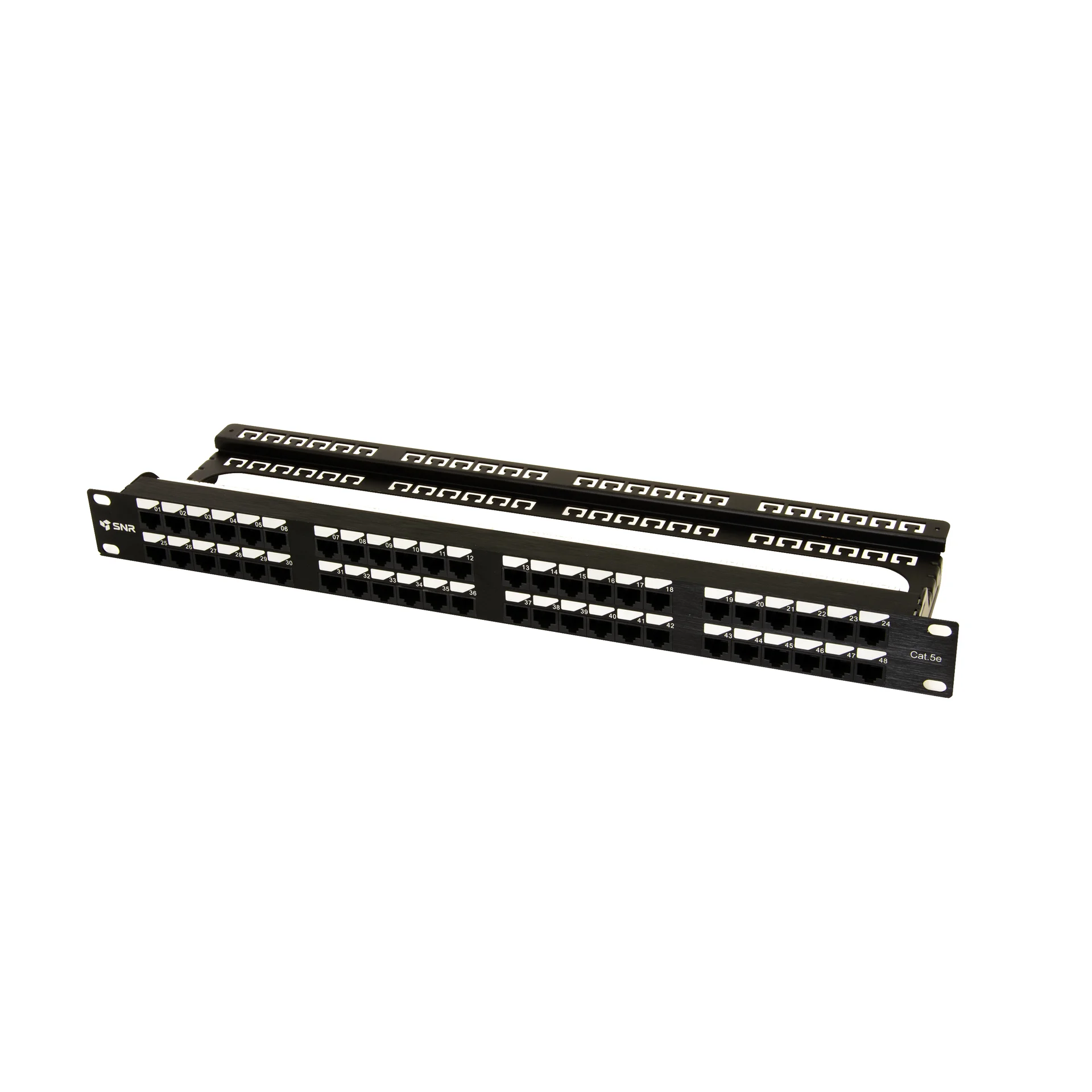 Коммутационная панель SNR, 19" неэкранированная, 1U, 48 портов, cat.5e ...