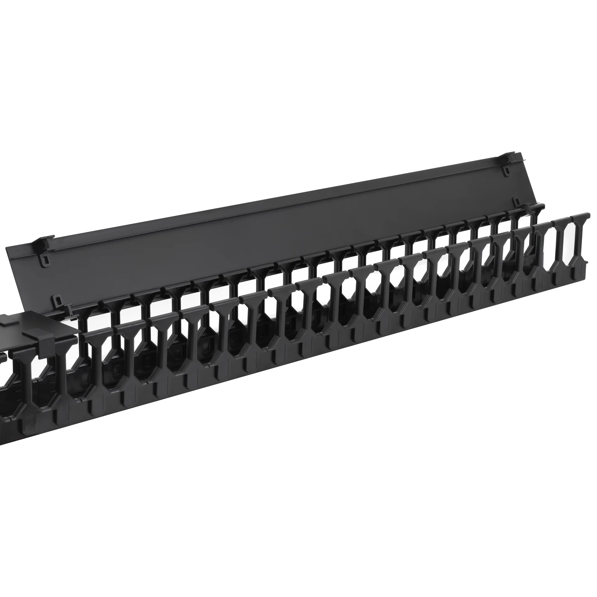 Вертикальный кабельный организатор с крышкой, 90х110мм, 42U купить в ...