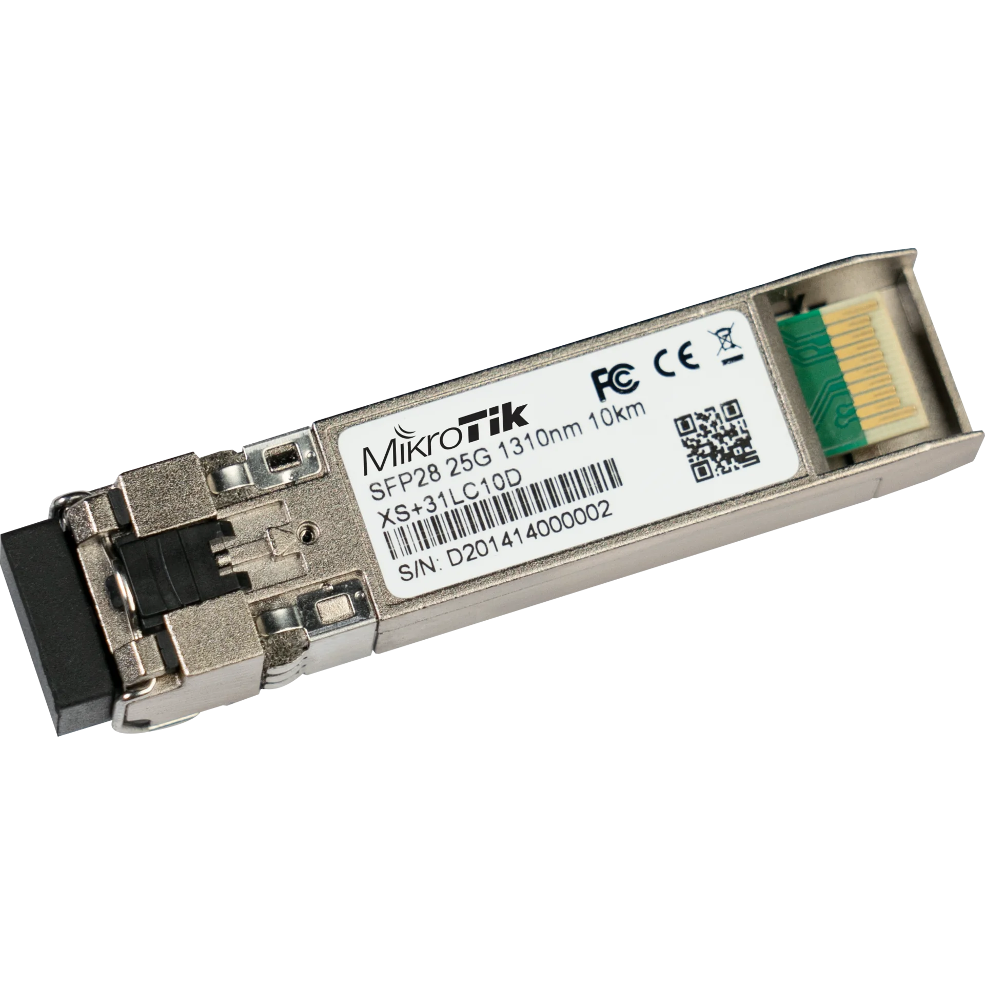 Модуль Mikrotik SFP/SFP+/SFP28 оптический, 1/10/25G, дальность до 10км ...