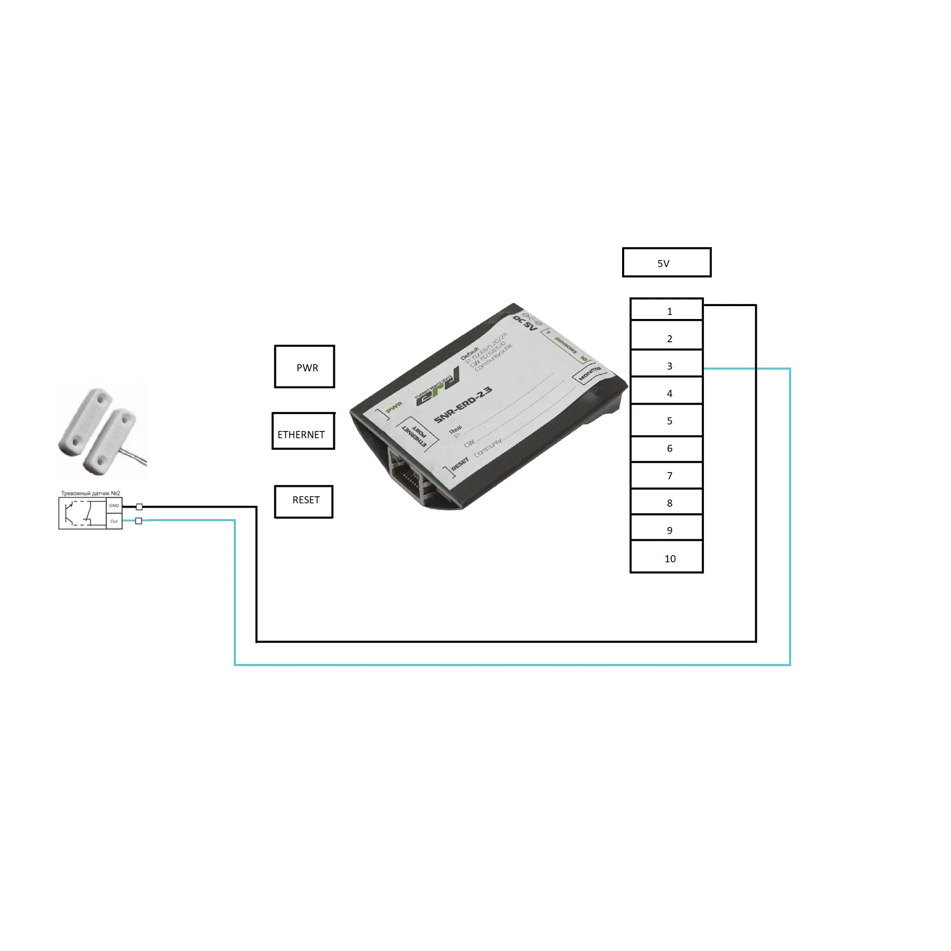 Извещатель охранный точечный магнитоконтактный ИО-102-16/2 купить по ...