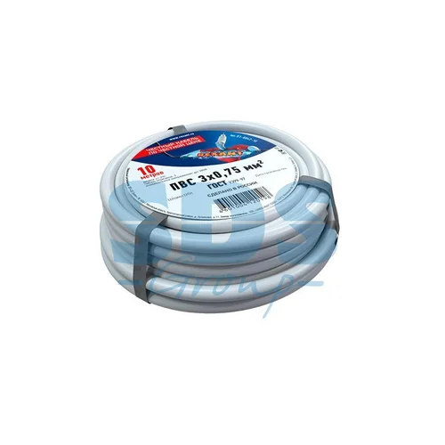 Провод ПВС 3x0.75 Б (уп.10м) Rexant 01-8042-10 Провод ПВС 3x0.75 Б (уп.10м) Rexant 01-8042-10