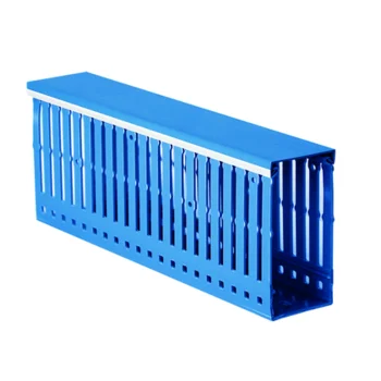 Кабель-канал перфорированный 80х80 L2000 RL6 син. DKC 01268RL Кабель-канал перфорированный 80х80 L2000 RL6 син. DKC 01268RL