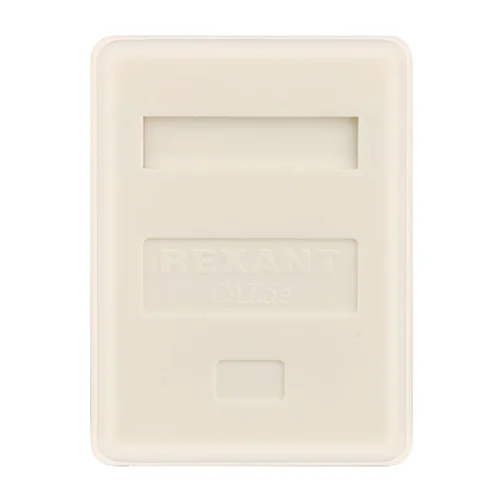 Розетка компьютерная 1-м ОП RJ45 кат.5E UTP неэкранир. бел. Rexant 03-0121