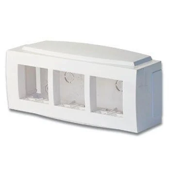 Коробка установочная под BRAVA 6мод. (для кабель-канала 70х22/90х25/TMC) DKC 09221 Коробка установочная под BRAVA 6мод. (для кабель-канала 70х22/90х25/TMC) DKC 09221