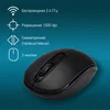 Мышь Оклик 505MW черный оптическая (1000dpi) беспроводная USB для ноутбука (3but)