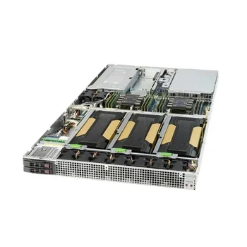 Платформа Supermicro 1U SYS-1029GQ-TNRT, до двух процессоров Intel Scalable, DDR4, 2x2,5" NVMe, 2x10Gbase-T, до четырех графических ускорителей