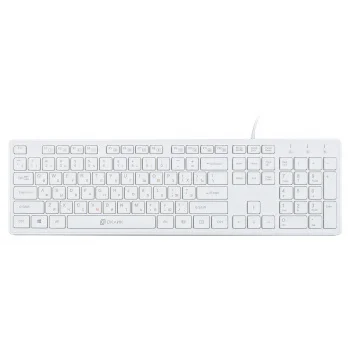 Клавиатура Оклик 500M белый USB slim Multimedia Клавиатура Оклик 500M белый USB slim Multimedia