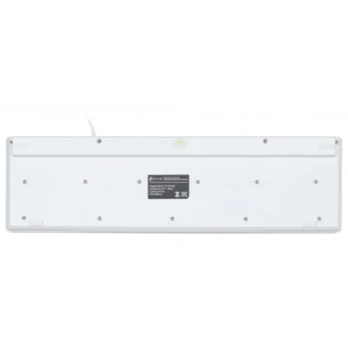 Клавиатура Оклик 500M белый USB slim Multimedia