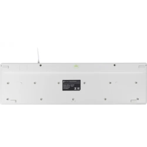 Клавиатура Оклик 500M белый USB slim Multimedia