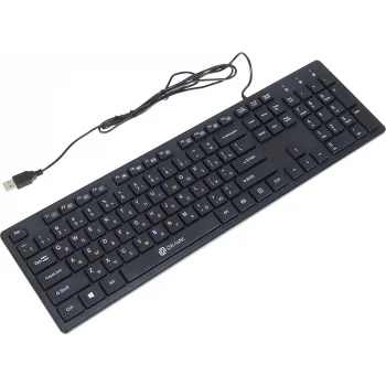 Клавиатура Оклик 520M2U черный/черный USB slim Multimedia Клавиатура Оклик 520M2U черный/черный USB slim Multimedia