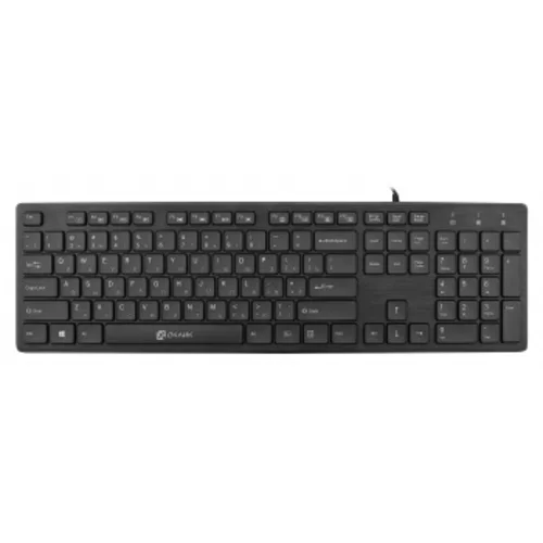 Клавиатура Оклик 520M2U черный/черный USB slim Multimedia
