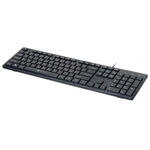 Клавиатура Оклик 520M2U черный/черный USB slim Multimedia