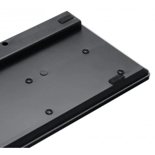 Клавиатура Оклик 550ML черный USB slim Multimedia LED