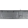 Клавиатура Оклик 480M черный/серый USB slim Multimedia (1067199)
