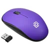 Мышь Оклик 515MW черный/пурпурный оптическая (1000dpi) беспроводная USB для ноутбука (3but)
