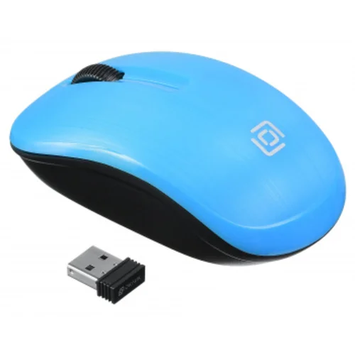 Мышь Оклик 525MW черный/голубой оптическая (1000dpi) беспроводная USB для ноутбука (3but) Мышь Оклик 525MW черный/голубой оптическая (1000dpi) беспроводная USB для ноутбука (3but)