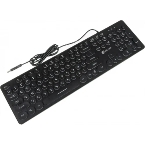 Клавиатура Оклик 420MRL черный USB slim Multimedia LED Клавиатура Оклик 420MRL черный USB slim Multimedia LED