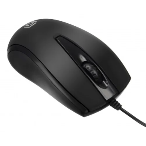 Мышь Оклик 325M черный оптическая (1200dpi) USB для ноутбука (3but)