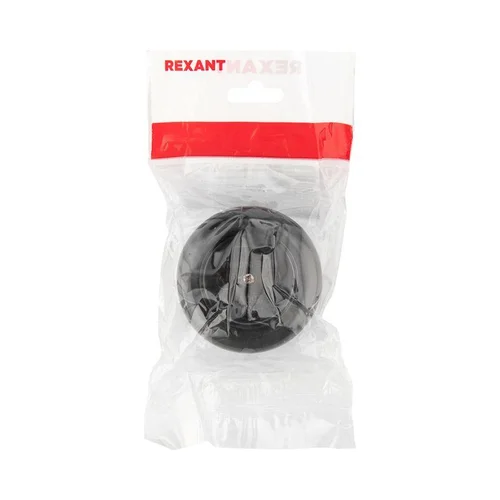 Розетка штепсельная карболитовая открытой уст. б/з 16А черн. Rexant 11-8980 Розетка штепсельная карболитовая открытой уст. б/з 16А черн. Rexant 11-8980