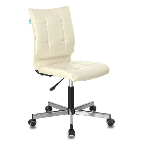 Кресло Бюрократ CH-330M бежевый Orion-10 эко.кожа крестовина металл хром
