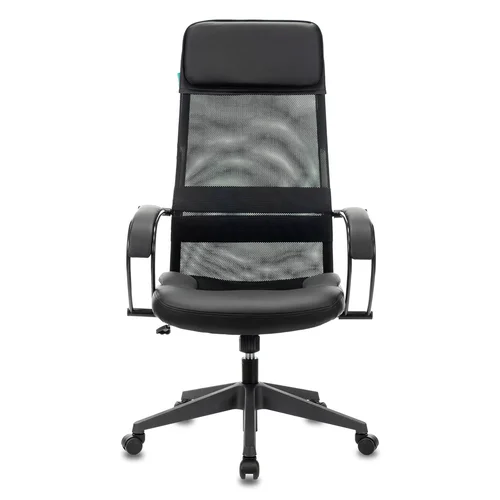 Кресло руководителя Бюрократ CH-608 черный TW-01 сиденье черный TW-11 эко.кожа/сетка с подголов. крестовина пластик Кресло руководителя Бюрократ CH-608 черный TW-01 сиденье черный TW-11 эко.кожа/сетка с подголов. крестовина пластик