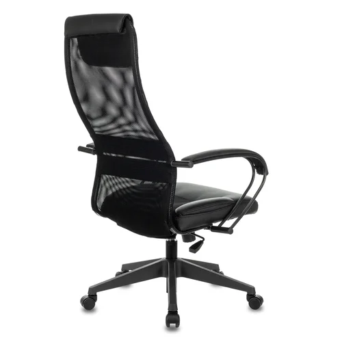 Кресло руководителя Бюрократ CH-608 черный TW-01 сиденье черный TW-11 эко.кожа/сетка с подголов. крестовина пластик Кресло руководителя Бюрократ CH-608 черный TW-01 сиденье черный TW-11 эко.кожа/сетка с подголов. крестовина пластик
